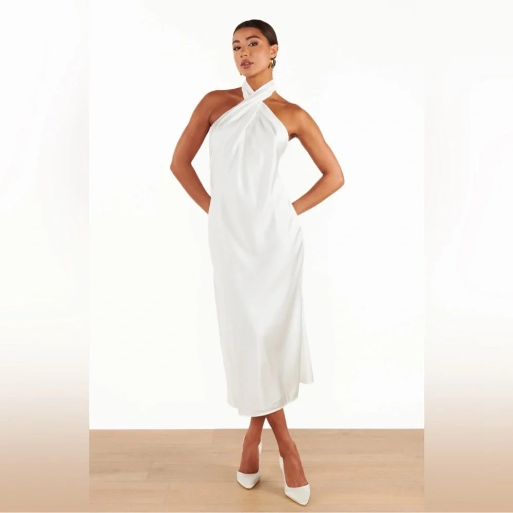 Show me your MUMU halter midi dress - Picture 3 of 5